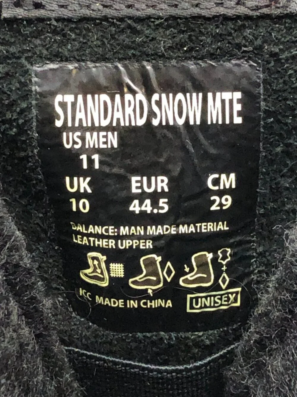 Vans Standard Snow Mountain Winter Boots 11